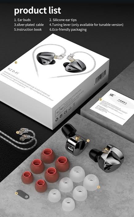 KZ D-Fi Tunable Version In-Ear Monitor (With Mic) photo 2