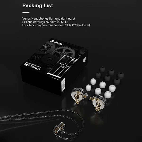 ND Venus 3.5mm In-Ear Monitor (With Mic) photo 3